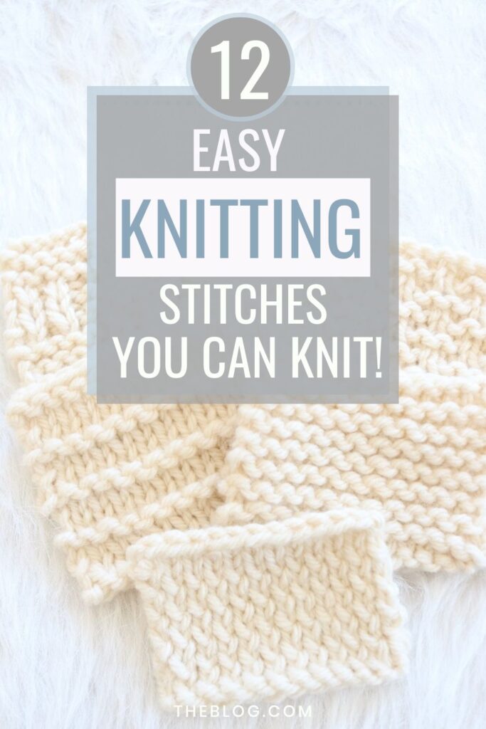 Easy Knitting Stitch Patterns - Pin C