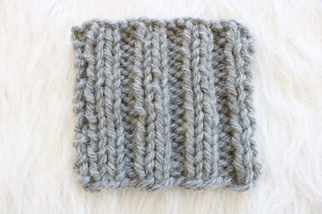 Easy Knitting Stitch Patterns - k2, p2 ribbing