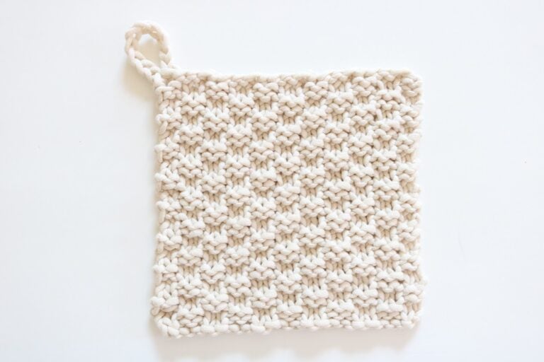 How to Knit a Dishcloth A BOX OF TWINE