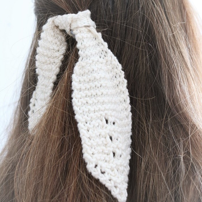 Hadley Knit Hair Tie Pattern - feature image