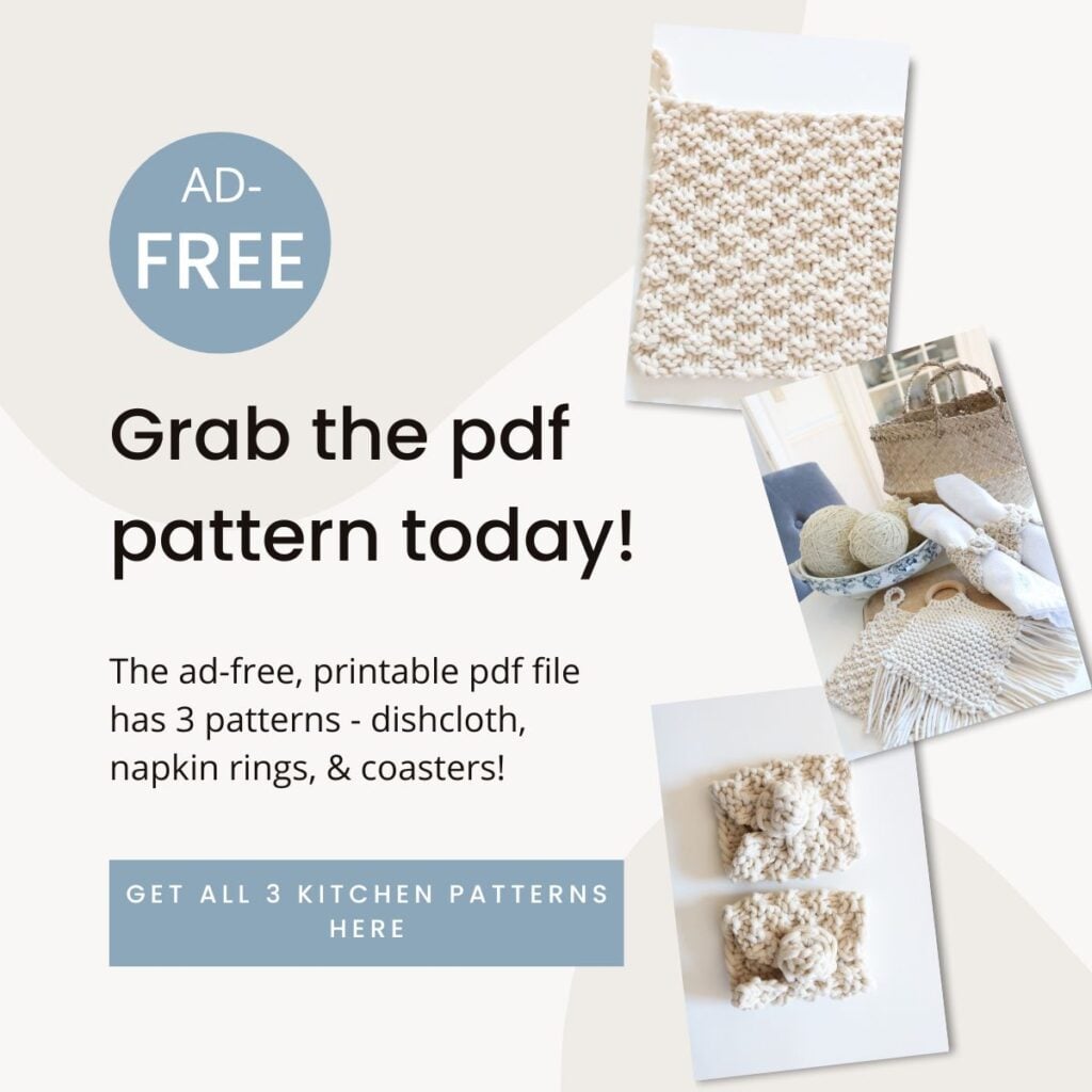knit kitchen pattern bundle