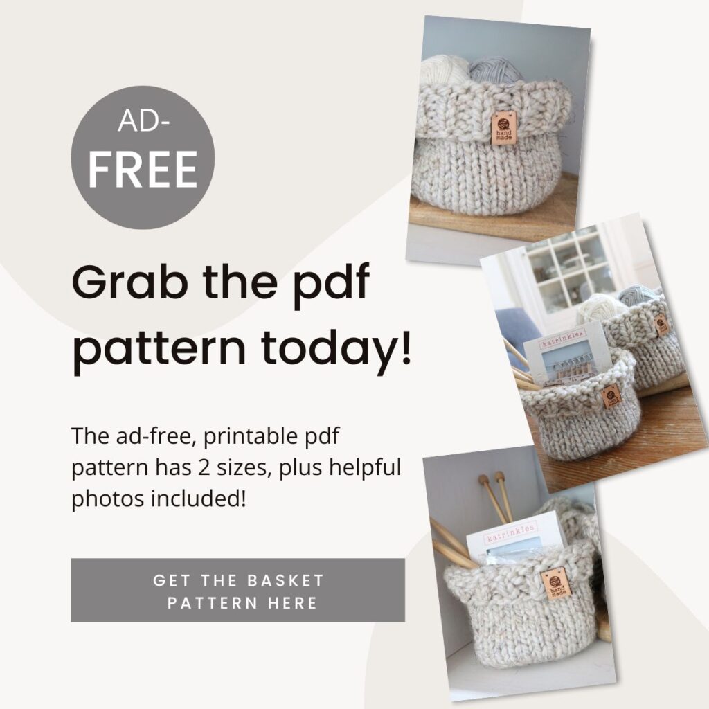 knit baskets
