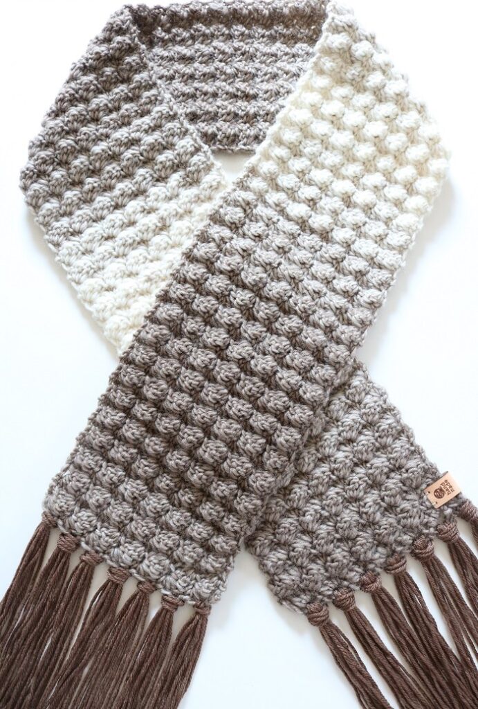 How to Crochet a Fall Scarf - A BOX OF TWINE