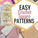 Crochet Square Patterns - Pin B