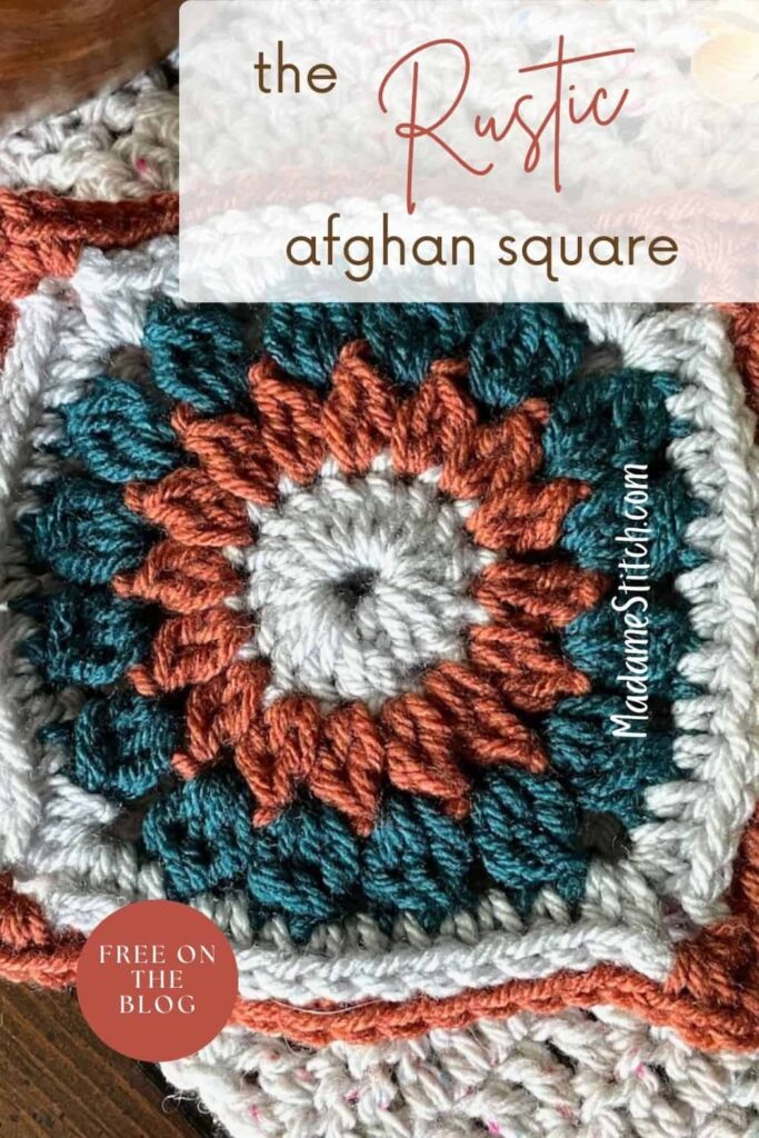 afghan crochet square