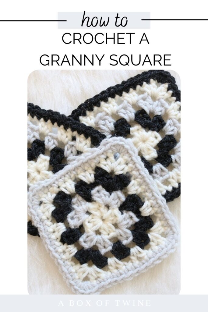 Lion Brand Yarn - Today's square shows how a simple granny square