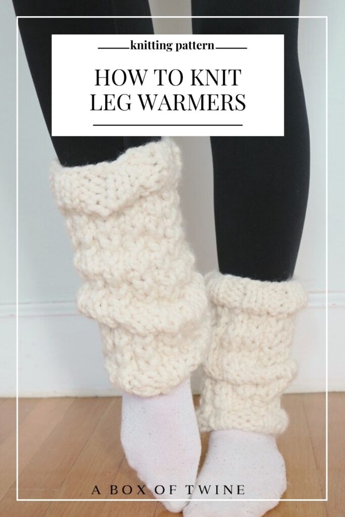 Knit Leg Warmers - Pin C