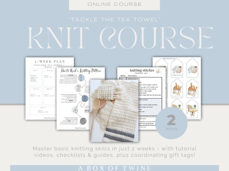How to Knit a Hat for Beginners {step by step with pictures} - A BOX OF ...