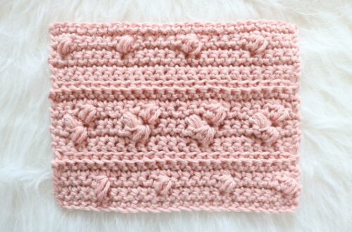 crochet blanket stripe pattern