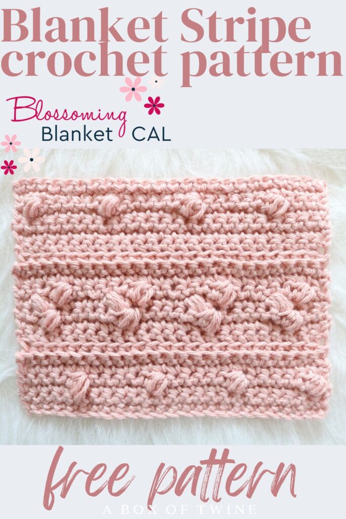 Blossoming Blanket CAL Stripe 9 - Pin A