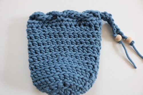 Crochet Spa Set Patterns - soap sack, finished