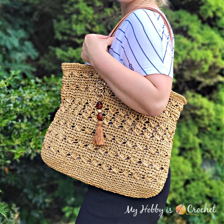 large raffia bag
