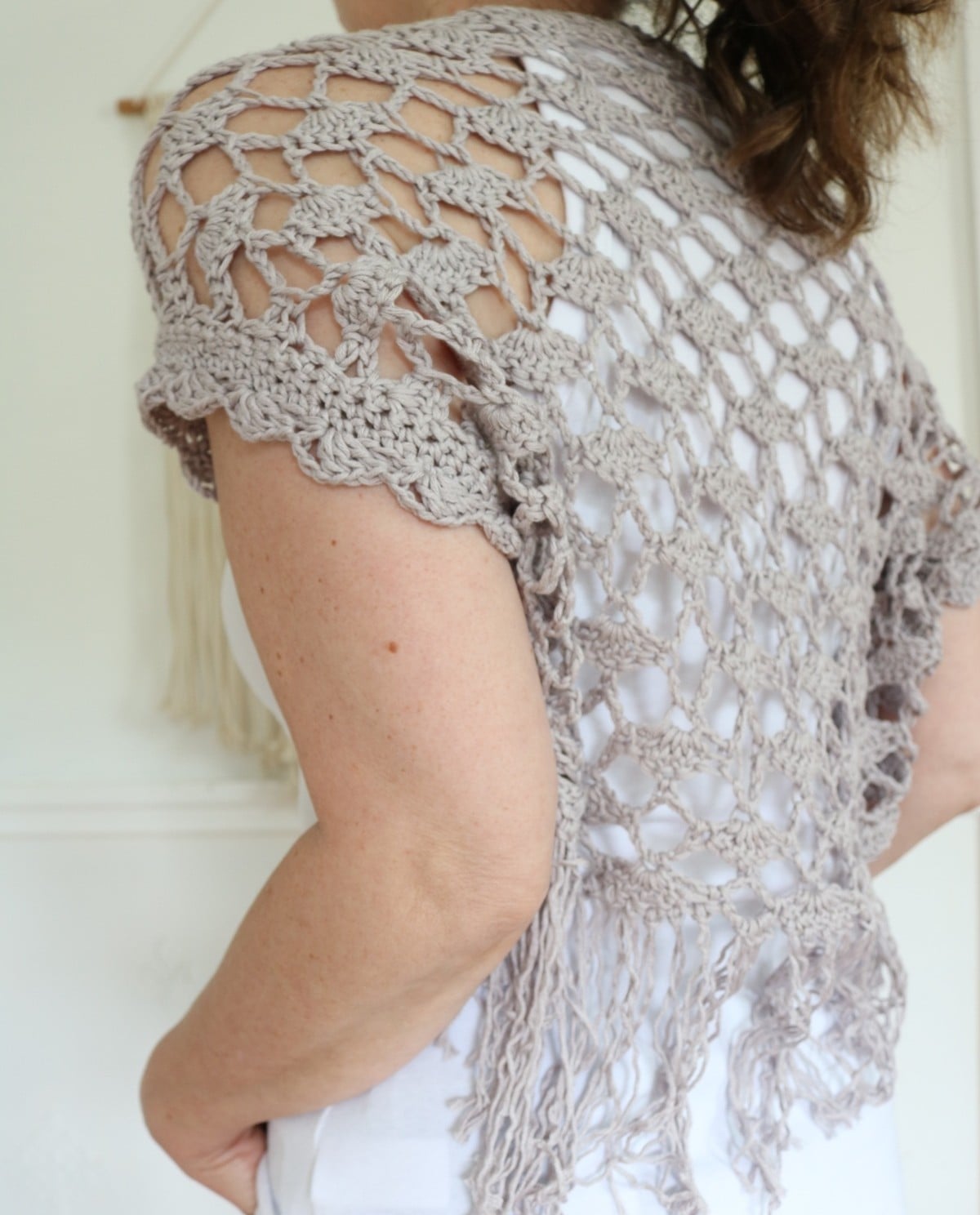 Free Seashell Crochet Shrug Pattern - Light & Airy Summer Layering