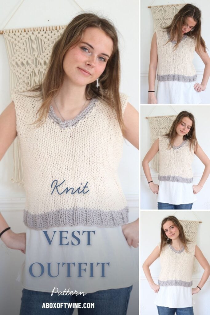 woman wearing cotton knit top