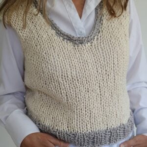 Sleeveless Knit Top Pattern - feature image