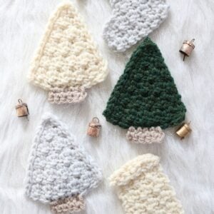 Christmas Tree Crochet Pattern - with coordinatng stockings
