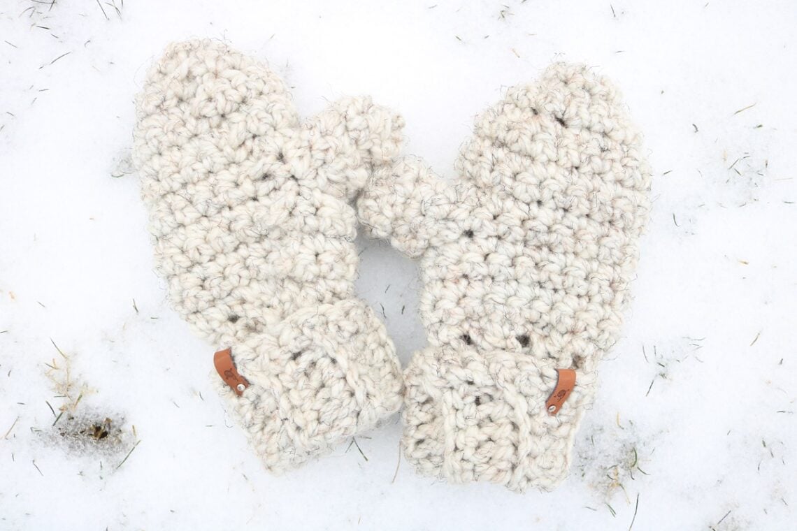 et Pattern - laying in snow, horizontal