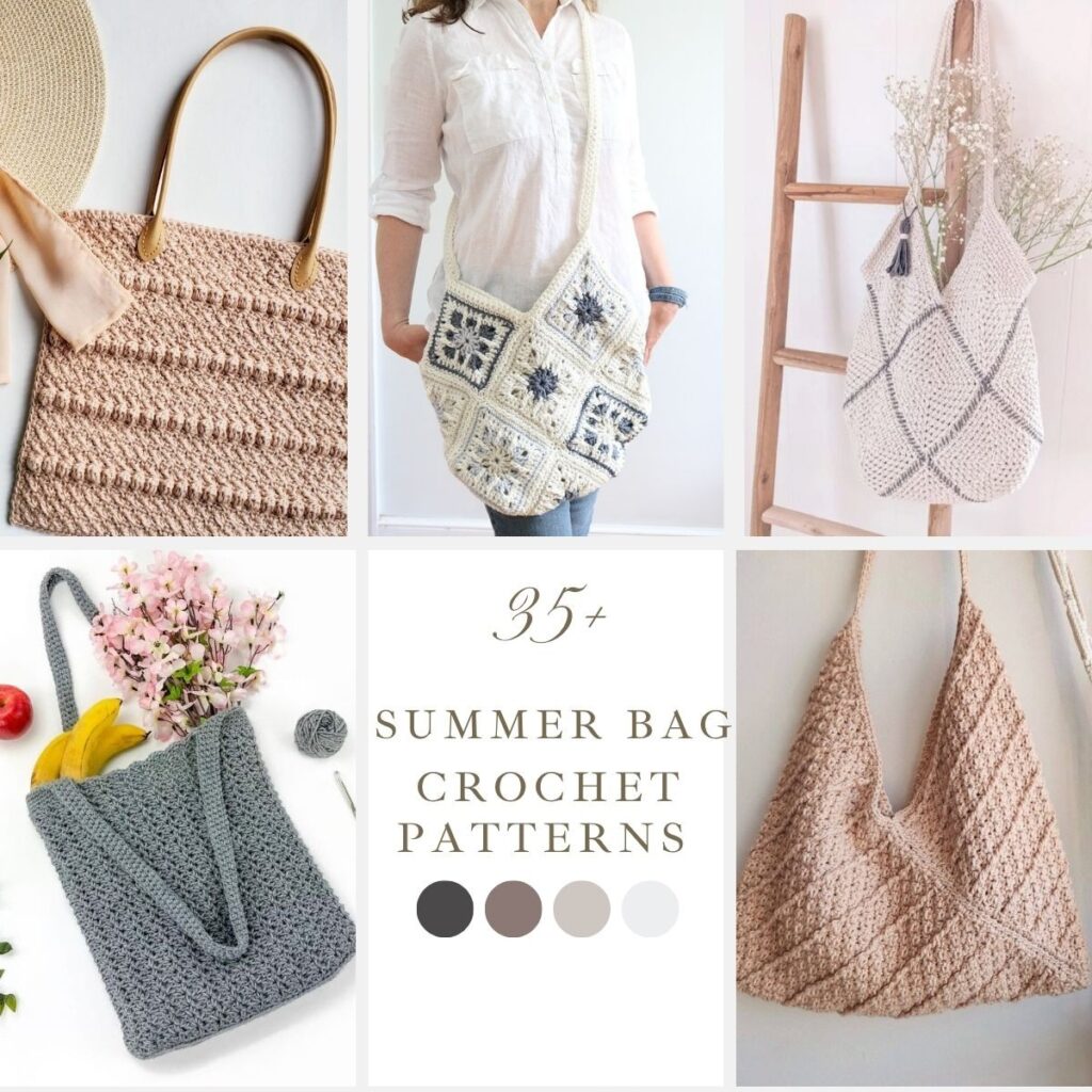 35+ Free & Low-Cost Summer Crochet Bag Patterns (Totes, Beach Bags ...