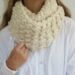 Chunky Infinity Scarf Crochet Pattern - feature image