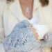 Poetcore Fingerless Gloves Knitting Pattern - wearing 2